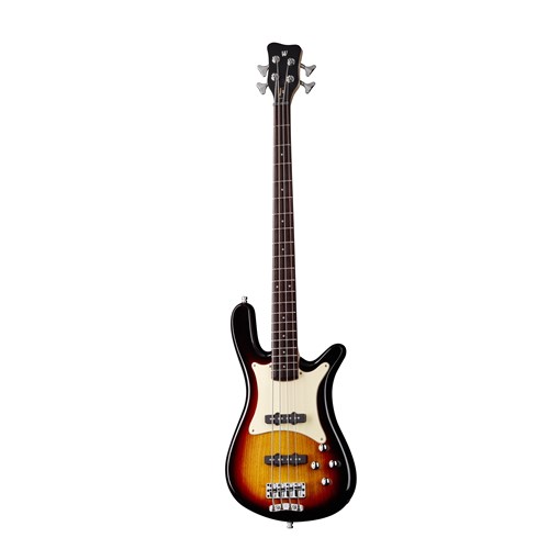 Warwick TeamBuilt Pro Series Streamer CV 4-String Vintage Sunburst Transparent High Polish